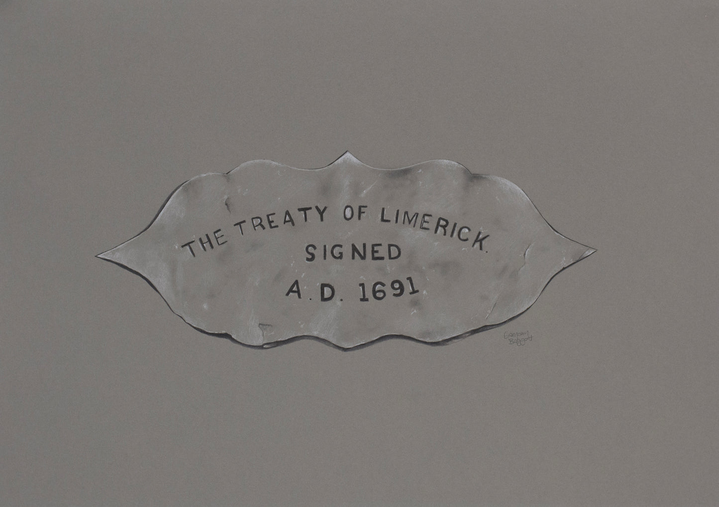 "Treaty of Limerick 1691" Fine Art Print
